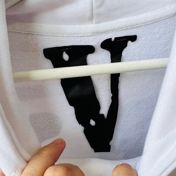 VLONE Friends Hoodie, white/blue/purple, Size M - Picture 4 of 9